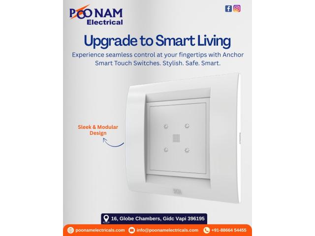 Find Reliable Anchor Switches Distributor– Poonam Electricals at Affordable Prices