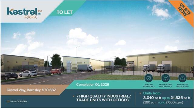 Kestrel Way, Kestrel Park, Barnsley, Industrial Park To