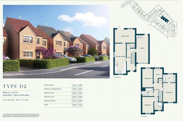 Melton Road, The Orchard, Syston, 2 Bedroom Detached