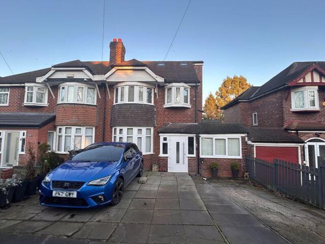 Cherry Orchard Road, Handsworth Wood, 5 Bedroom Semi-detached Cherry Orchard Road, Handsworth Wood, 5 Bedroom Semi-detached