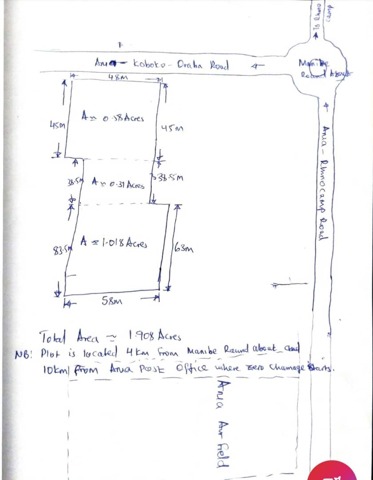 Oraba, Arua, Commercial Land On