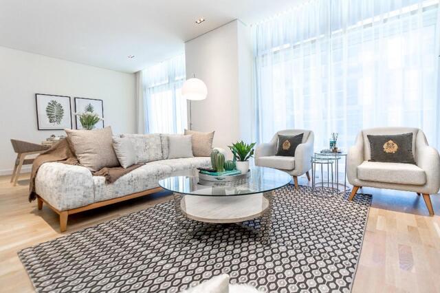 Al Mustaqbal Street City Walk Building,dubai, Bright And Elegant