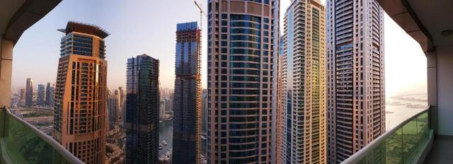 Al Sharta Street Marina Pinnacle, Dubai, 180 Degree View