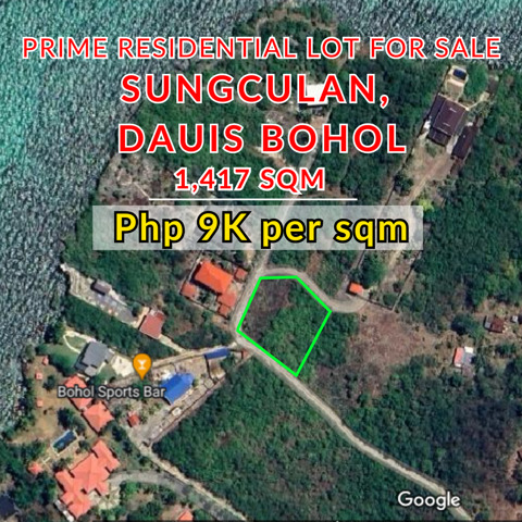 Songculan, Dauis, Lot For Sale Songculan, Dauis, Lot For Sale