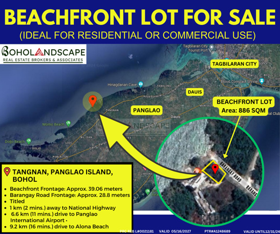 Tangnan, Panglao, Lot For Sale