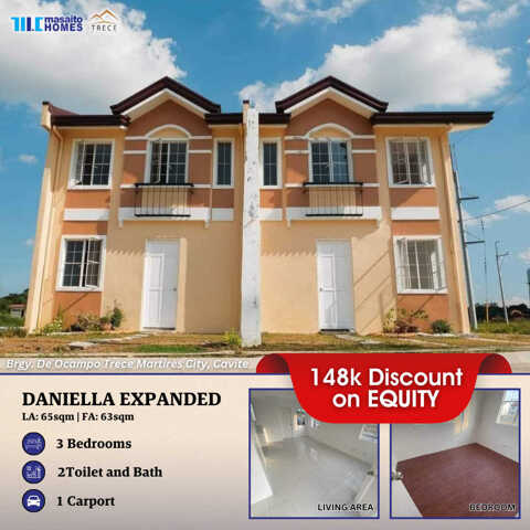 De Ocampo, Trece Martires, Townhouse For Sale