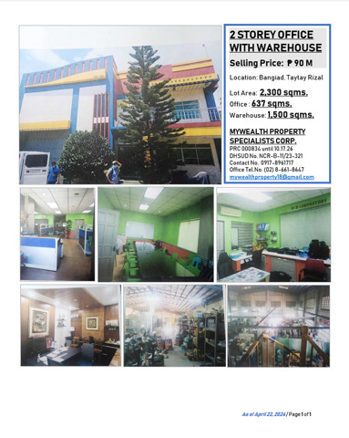 San Juan, Taytay, Office For Sale