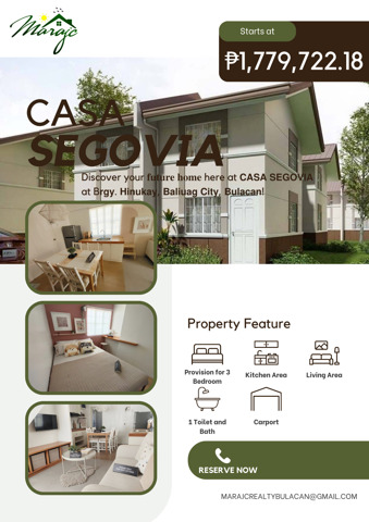 Hinukay, Baliuag, Townhouse For Sale