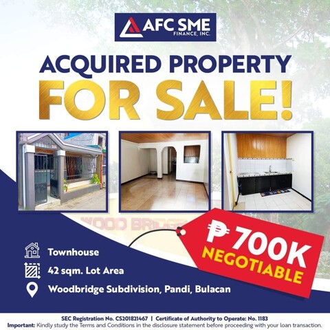 Poblacion, Pandi, Townhouse For Sale