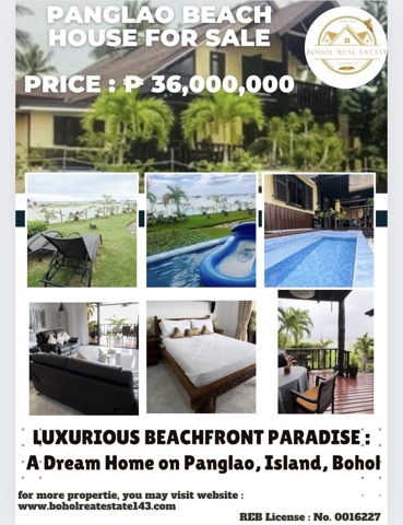 Panglao, House For Sale Panglao, House For Sale