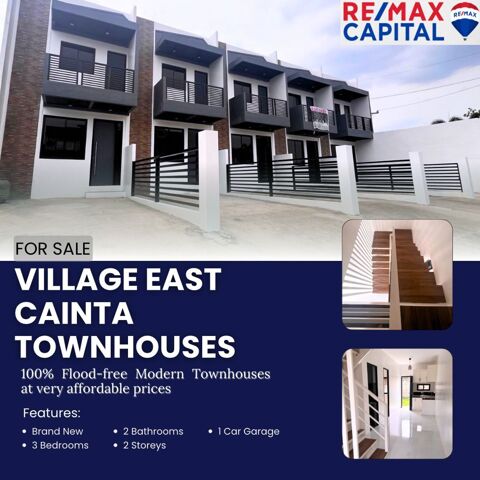 Santo Domingo, Cainta, Townhouse For Sale